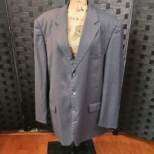 Caravelli Italy Men's Gray Blazer Sport Coat 48R | Professional Italian Fabric